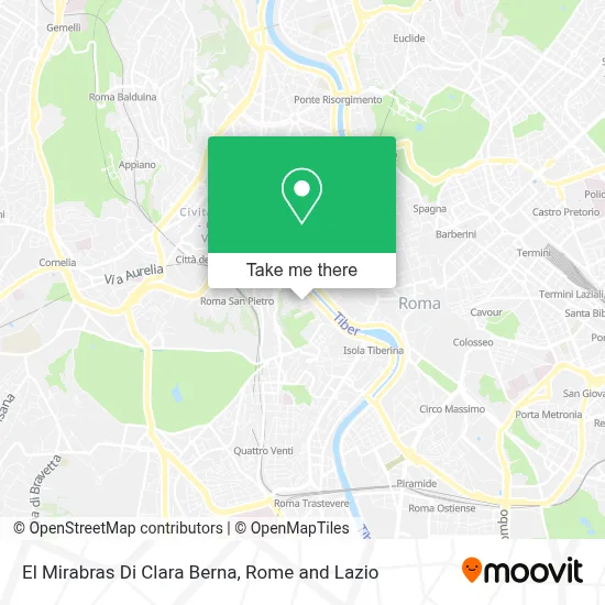 El Mirabras Di Clara Berna map