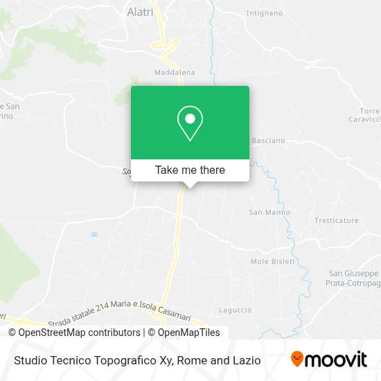 Studio Tecnico Topografico Xy map