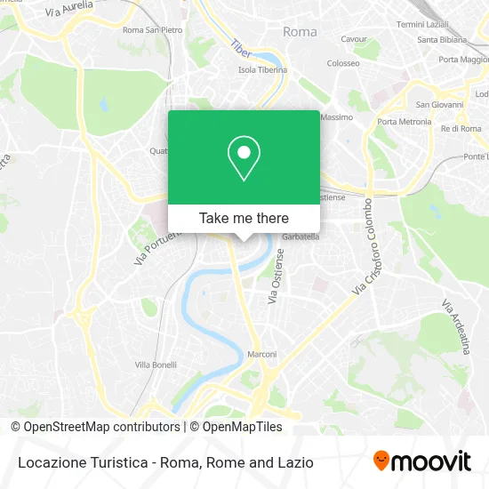 Locazione Turistica - Roma map