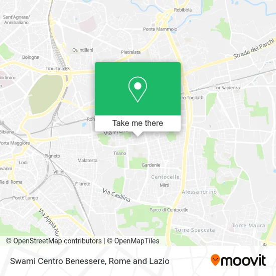 Swami Centro Benessere map