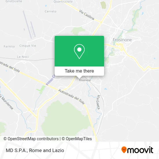 MD S.P.A. map