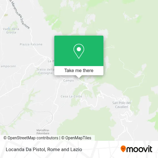 Locanda Da Pistol map