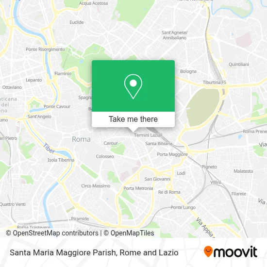 Santa Maria Maggiore Parish map