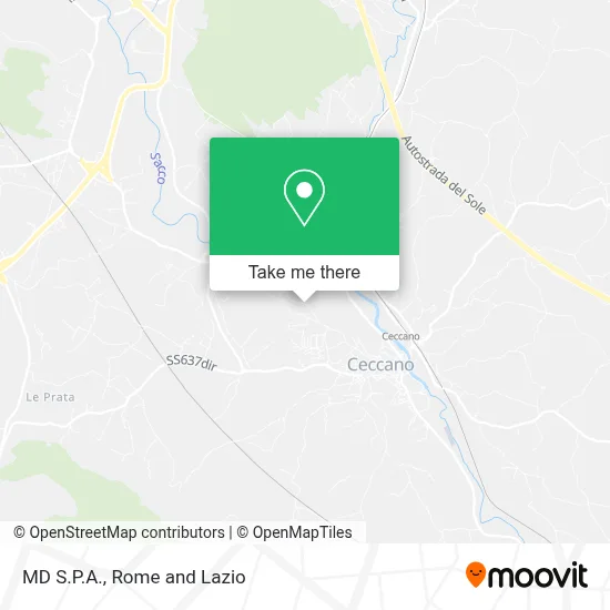 MD S.P.A. map