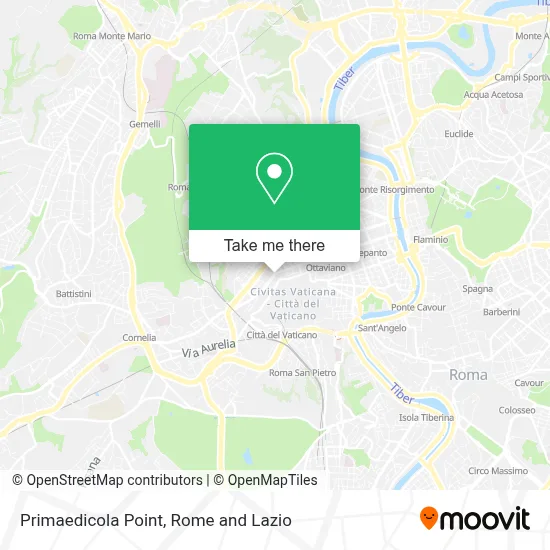 Primaedicola Point map