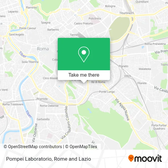 Pompei Laboratorio map