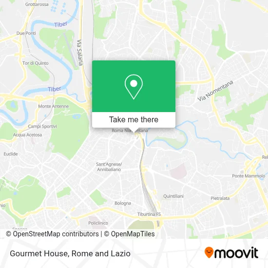 Gourmet House map