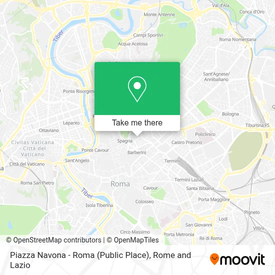 Piazza Navona - Roma (Public Place) map