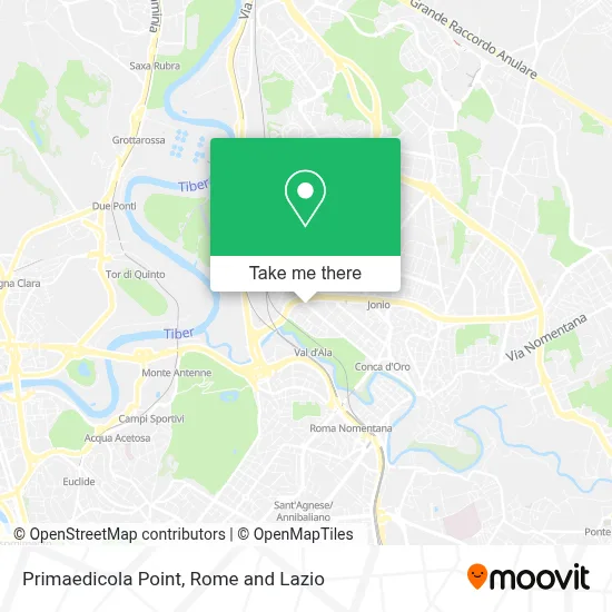 Primaedicola Point map