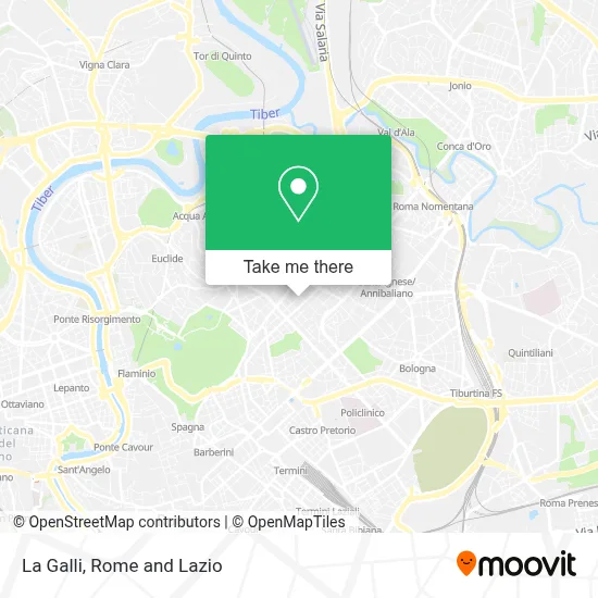 La Galli map
