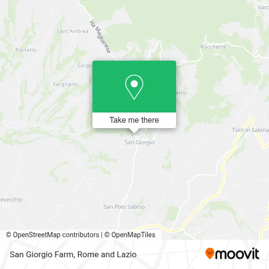 San Giorgio Farm map
