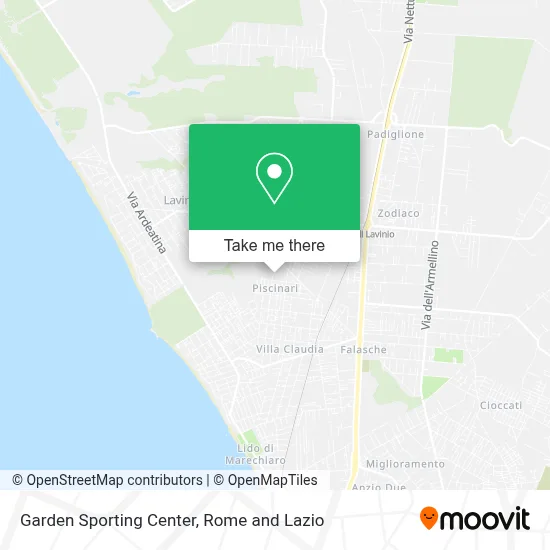 Garden Sporting Center map