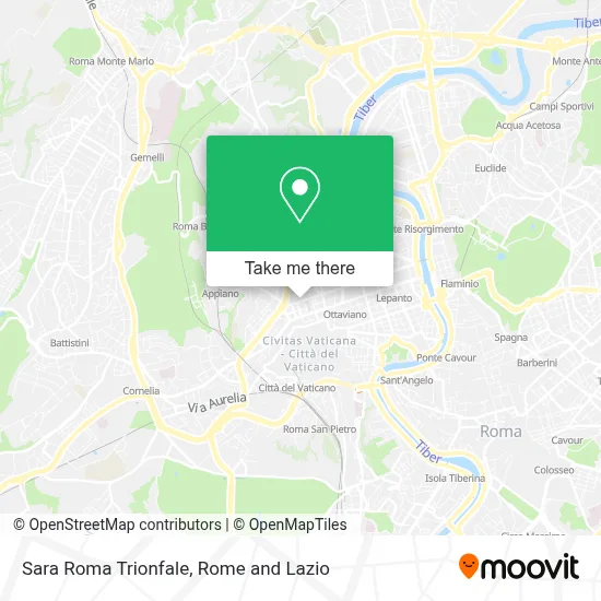 Sara Roma Trionfale map