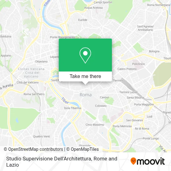 Studio Supervisione Dell'Architettura map