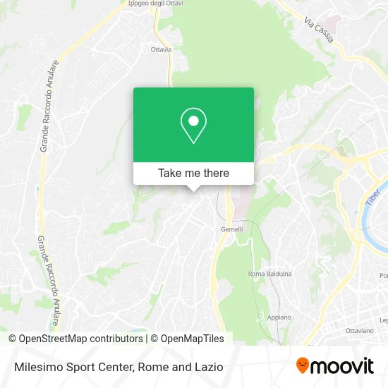 Milesimo Sport Center map
