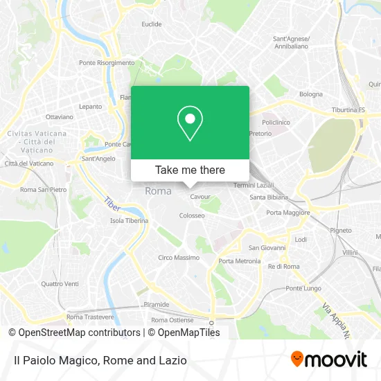 Il Paiolo Magico map