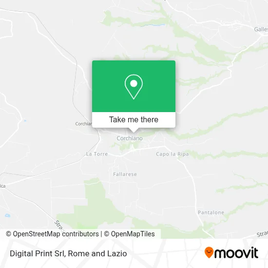 Digital Print Srl map