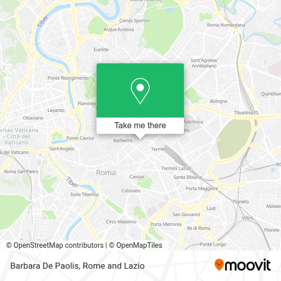 Barbara De Paolis map
