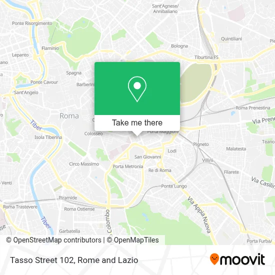Tasso Street 102 map