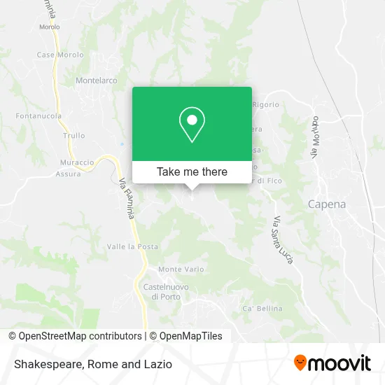 Shakespeare map