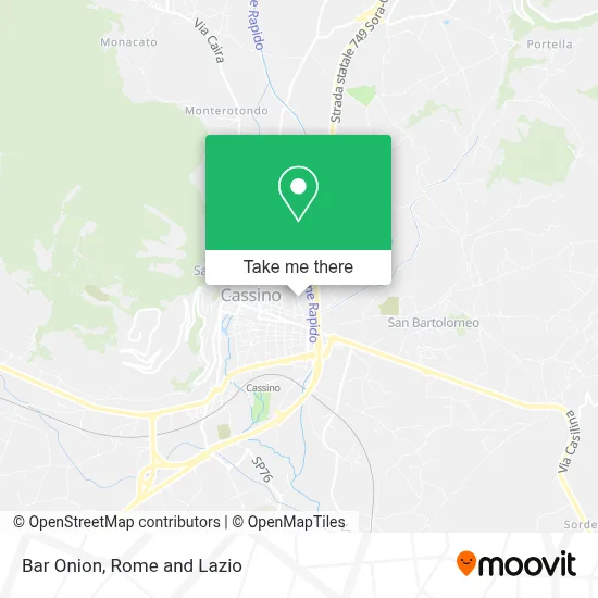 Bar Onion map