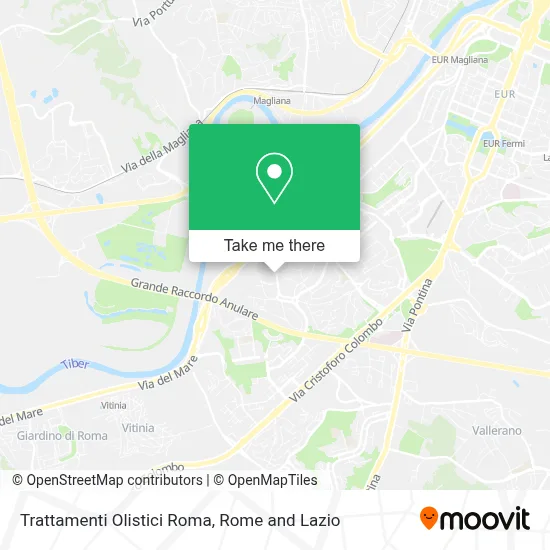 Trattamenti Olistici Roma map