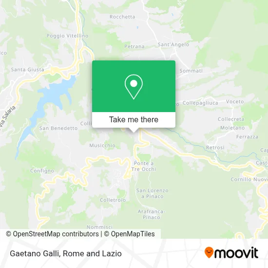 Gaetano Galli map