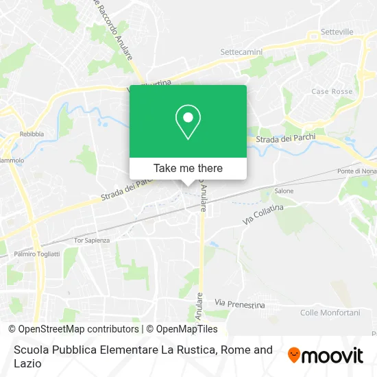 Scuola Pubblica Elementare La Rustica map