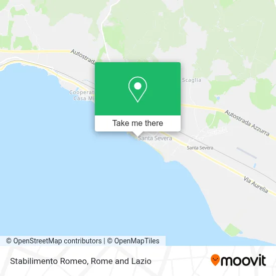 Stabilimento Romeo map