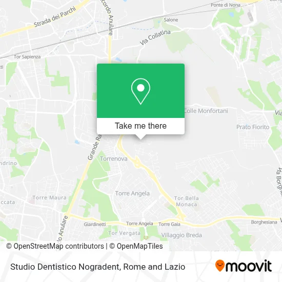 Studio Dentistico Nogradent map