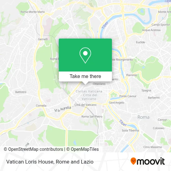 Vatican Loris House map