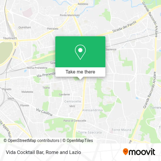 Vida Cocktail Bar map