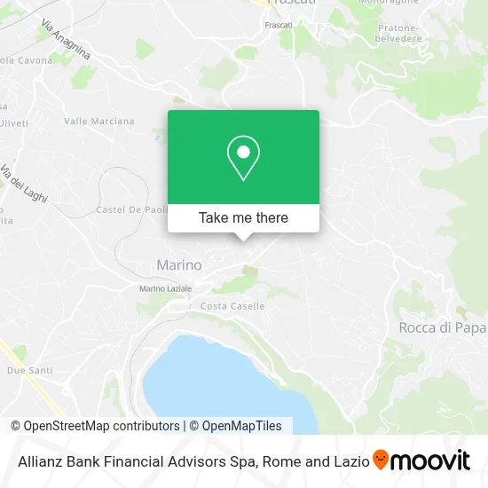 Allianz Bank Financial Advisors Spa map