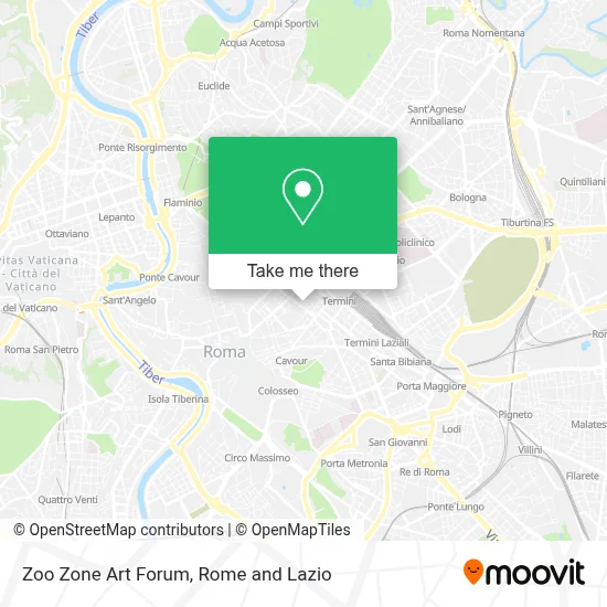 Zoo Zone Art Forum map