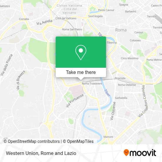 Western Union map