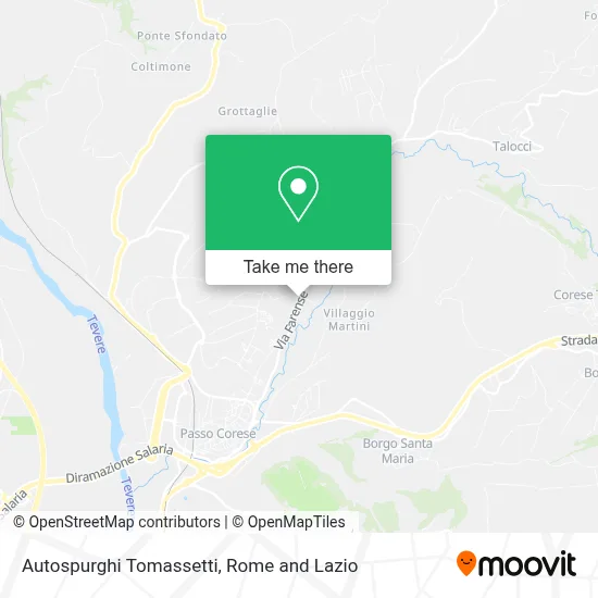 Autospurghi Tomassetti map