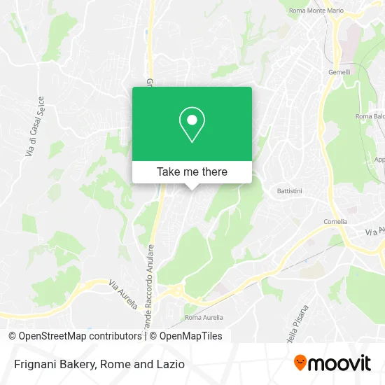 Frignani Bakery map