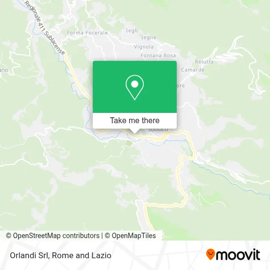 Orlandi Srl map