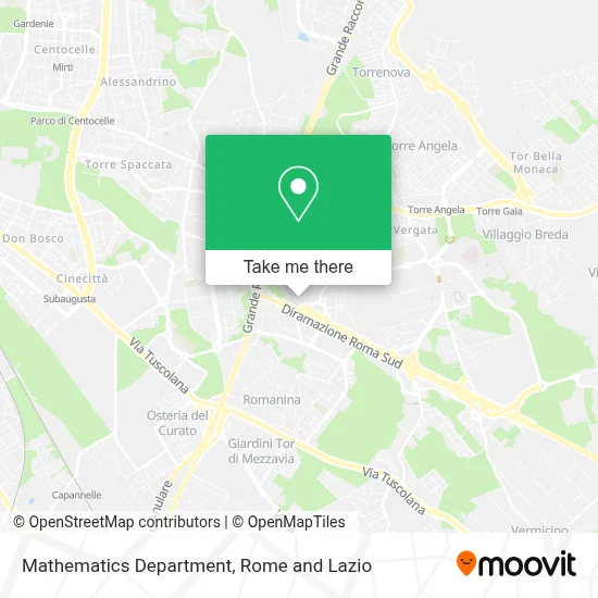 Mathematics Department map