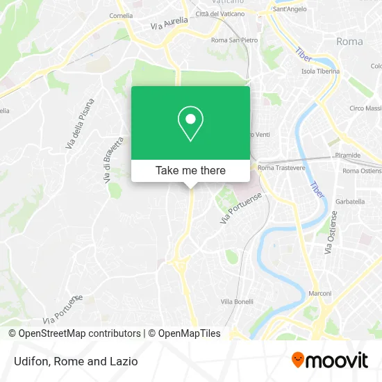 Udifon map