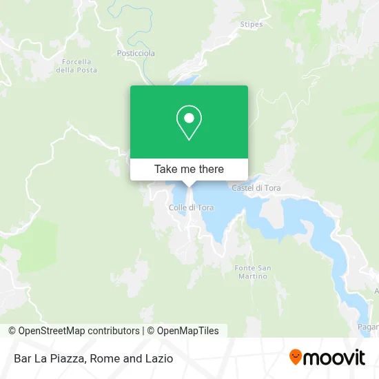 Bar La Piazza map