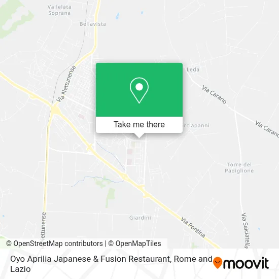 Oyo Aprilia Japanese & Fusion Restaurant map