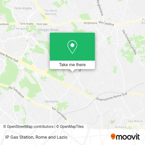 IP Gas Station map