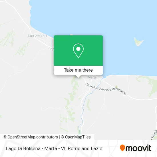 Lago Di Bolsena - Marta - Vt map