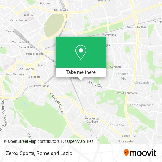 Zerox Sports map