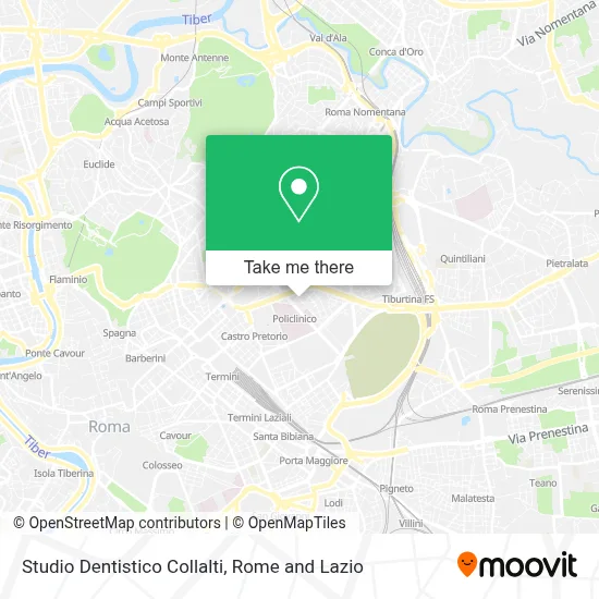 Studio Dentistico Collalti map