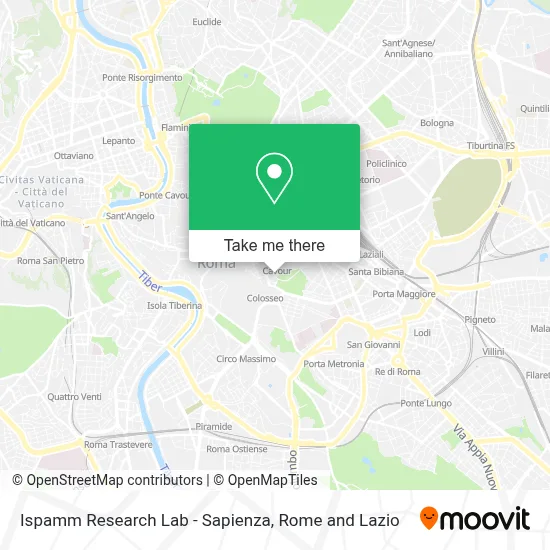 Ispamm Research Lab - Sapienza map