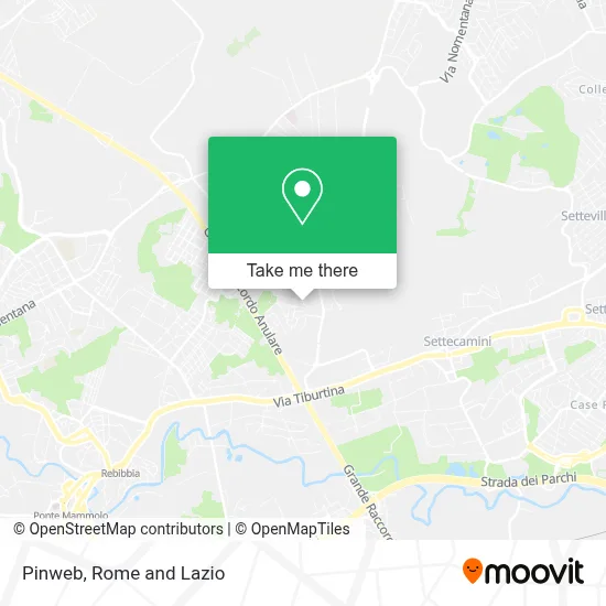 Pinweb map