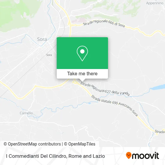I Commedianti Del Cilindro map