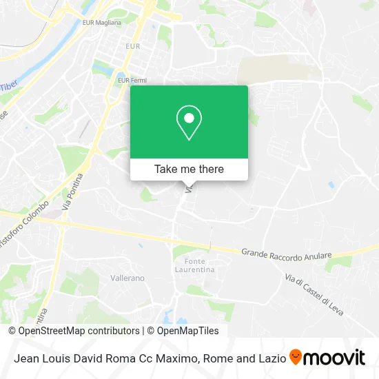 Jean Louis David Roma Cc Maximo map